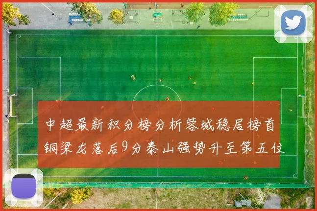 中超最新积分榜分析蓉城稳居榜首铜梁龙落后9分泰山强势升至第五位津门虎积分清零